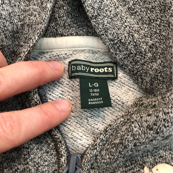 Roots original salt and pepper baby sweatsuit - Picture 6 of 9